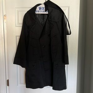 French Connection black trench